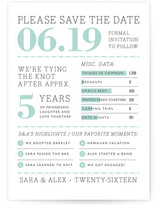 Year in Review Save the Date Cards