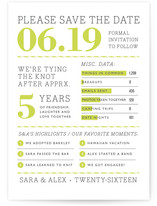Year in Review Save the Date Cards