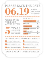 Year in Review Save the Date Cards