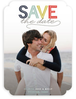 Modern Headline Save the Date Cards