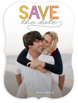 Modern Headline Save the Date Cards