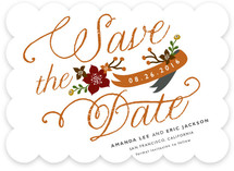 Fanciful Florals Save the Date Cards