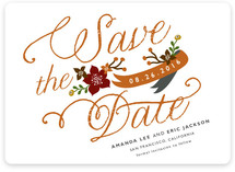 Fanciful Florals Save the Date Cards