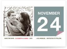 Calendar Page Save the Date Cards