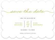 Modern Handwriting Save the Date Cards