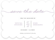 Modern Handwriting Save the Date Cards