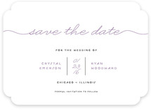 Modern Handwriting Save the Date Cards