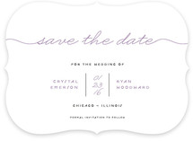 Modern Handwriting Save the Date Cards