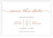 Modern Handwriting Save the Date Cards
