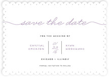 Modern Handwriting Save the Date Cards
