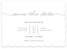 Modern Handwriting Save the Date Cards