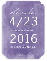 Simply Sweet Watercolor Save the Date Cards