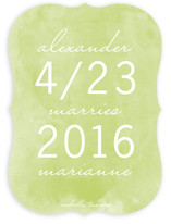 Simply Sweet Watercolor Save the Date Cards