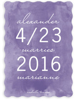 Simply Sweet Watercolor Save the Date Cards