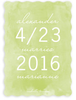 Simply Sweet Watercolor Save the Date Cards
