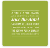 The Square Type Save the Date Cards