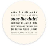The Square Type Save the Date Cards