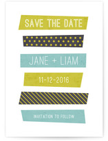 Stacked Washi Save the Date Cards