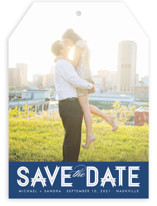 Modern Ribbon Save the Date Cards