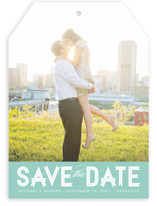 Modern Ribbon Save the Date Cards