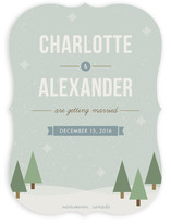 Winter Wonderland Save the Date Cards