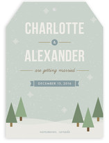 Winter Wonderland Save the Date Cards