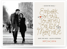 On This Journey Save the Date Cards