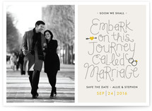 On This Journey Save the Date Cards