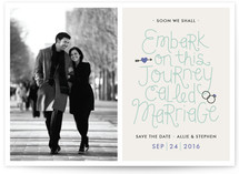 On This Journey Save the Date Cards