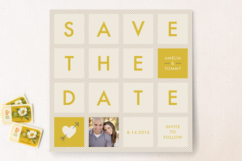 Squared Save the Date Cards