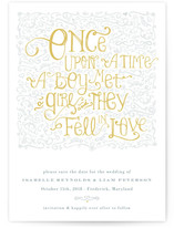 Once Upon Save the Date Cards