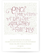 Once Upon Save the Date Cards
