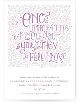 Once Upon Save the Date Cards