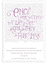 Once Upon Save the Date Cards