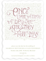 Once Upon Save the Date Cards