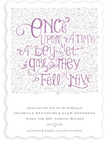 Once Upon Save the Date Cards