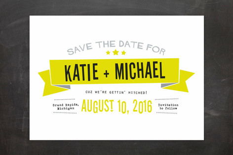 Afterparty Save the Date Cards
