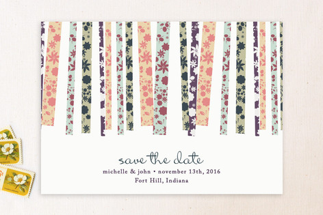 Charming Ribbons Save the Date Cards