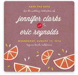 Citrus Lovin' Save the Date Cards