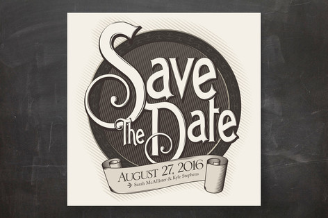 Antiquely Save the Date Cards