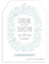 Vintage Wreath Save the Date Cards