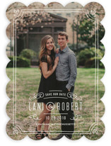 Hand-Drawn Frame Save the Date Cards