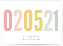 Ice Cream Parlour Pastels Save the Date Cards