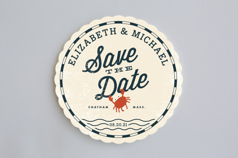 Salty Seas Save the Date Cards