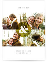 Ampersand Monogram Save the Date Cards