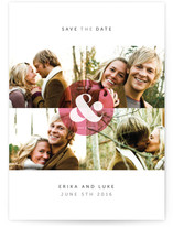 Ampersand Monogram Save the Date Cards