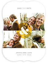 Ampersand Monogram Save the Date Cards