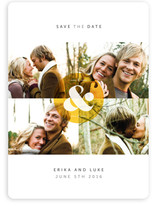 Ampersand Monogram Save the Date Cards