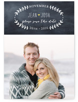 Oval Love Save the Date Cards