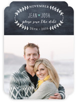Oval Love Save the Date Cards